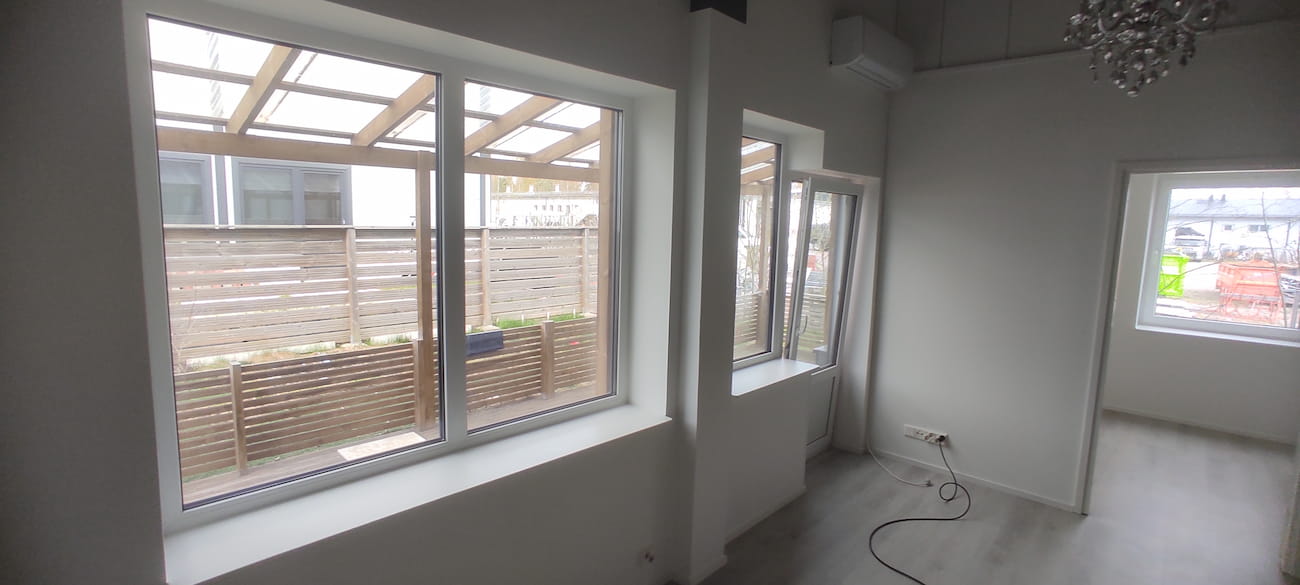 Valmis siisti seinäpinta