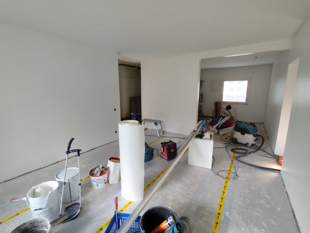 Tasoitustyö käynnissä