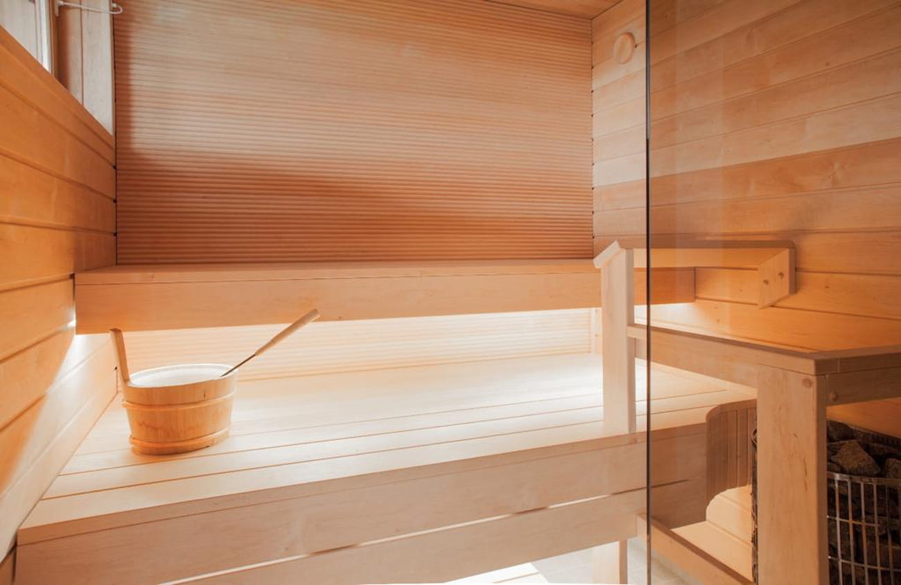 Sauna yksityiskohta
