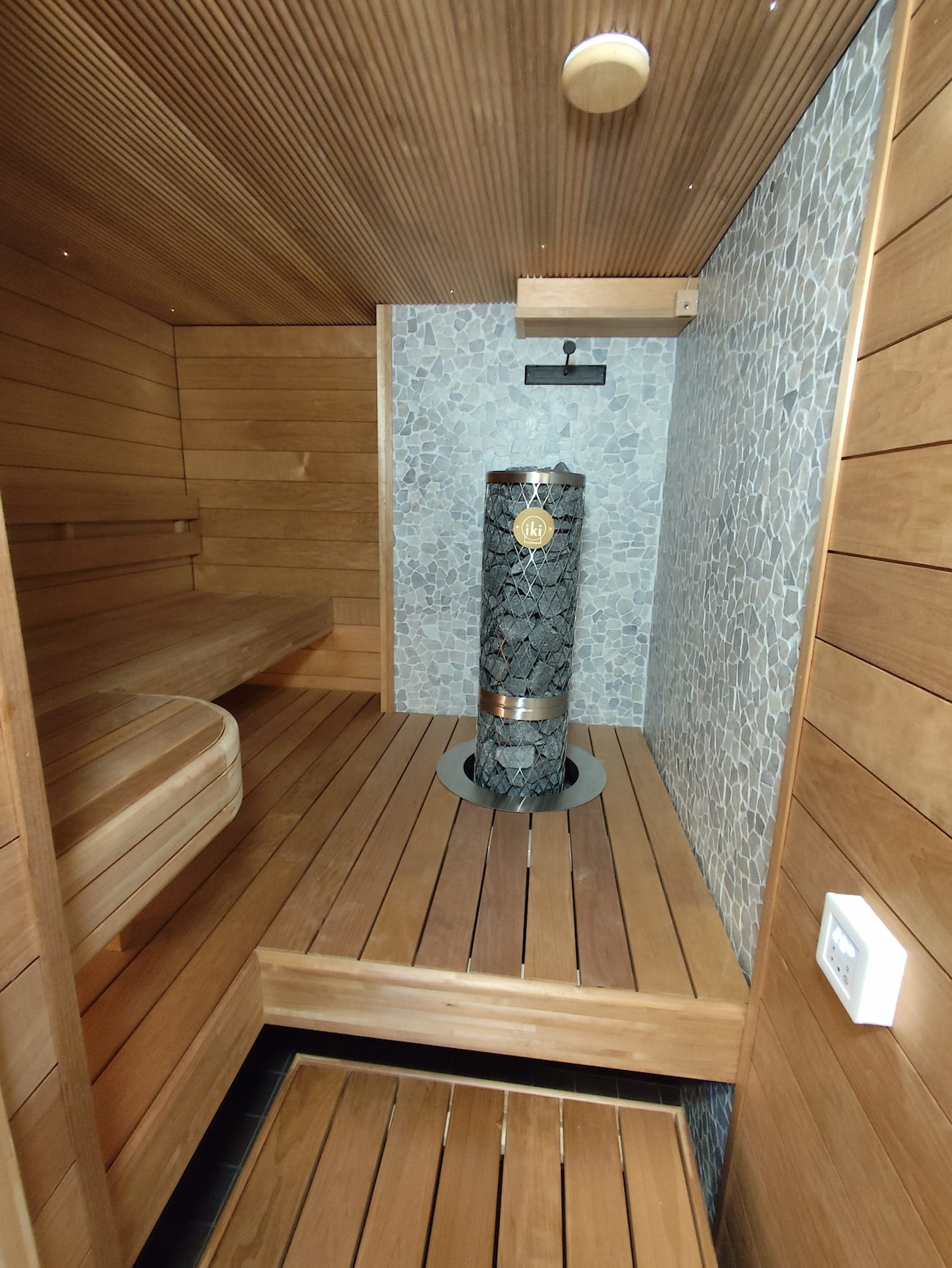 Sauna yksityiskohta